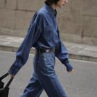Denim Loose-fit Shirt