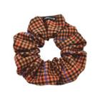 Checked Scrunchy Hair Tie One Size