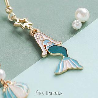 Alloy Mermaid Dangle Earring
