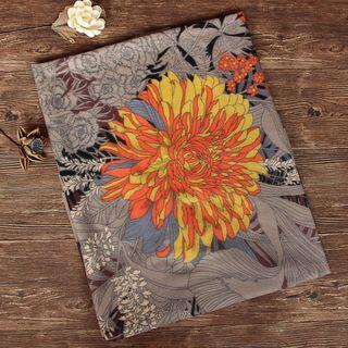 Flower Woolen Square Scarf