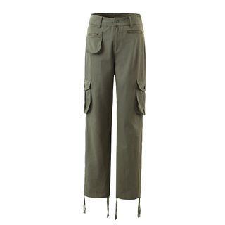 High Waist Drawstring Cargo Pants