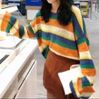 Striped Sweater Stripes - Multicolor - One Size