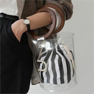 Clear Bucket Tote Bag