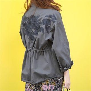 Floral Patterned Parka