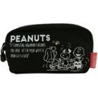 Snoopy Color Fastener Pouch (black)