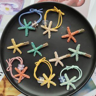 Acrylic Starfish Hair Clip / Hair Tie