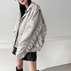 Loose-fit Shirred-trim Jacket