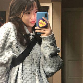 Textured Button Jacket