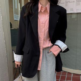 Long-sleeve Shirt / Single-breasted Blazer