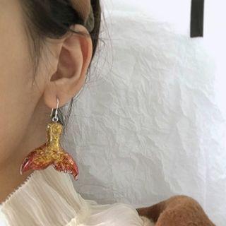 Mermaid Tail Drop Earring
