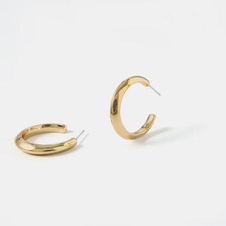 Hoop Drop Earring 1 Pair - One Size