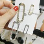 Non-matching Safety Pin Earring
