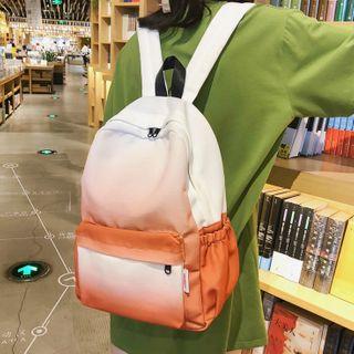 Gradient Color Canvas Backpack