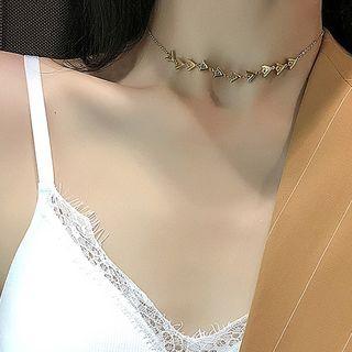Alloy Triangle Choker Gold - One Size
