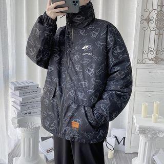 All Over Print Padded Jacket