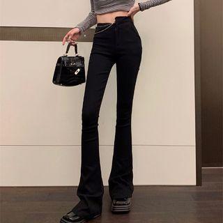 Chained Bootcut Pants