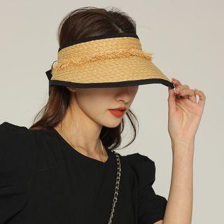 Fringed Trim Visor Cap