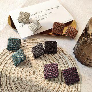 Woven Square Earring