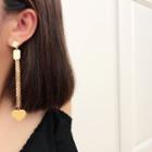 Sweetheart Chain Drop Earrings