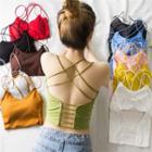 Strappy Open Back Camisole Top
