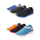 Couple Patterned Aqua Shoes