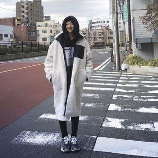 Reversible Hooded Zip Coat
