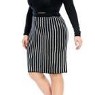 Striped Knitted Skirt