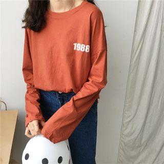 Numbering Long-sleeve T-shirt