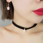 Floral Earring / Floral Choker / Floral Necklace