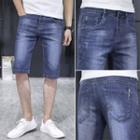 Middle-waist Denim Shorts