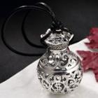 Traditional Chinese Dangle Necklace Silver - One Size