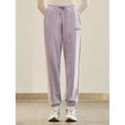 Snug Club Pintuck Jogger Pants Lavender - One Size