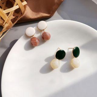 Round Drop Earring / Clip-on Earring