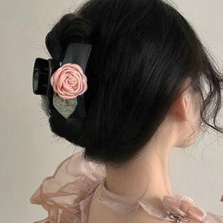 Floral Hair Claw 2825a - Pink - One Size