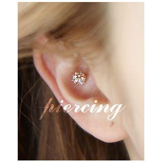 Single Rhinestone Earring