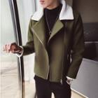 Furry-trim Biker Jacket
