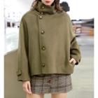 Turtleneck Woolen Jacket