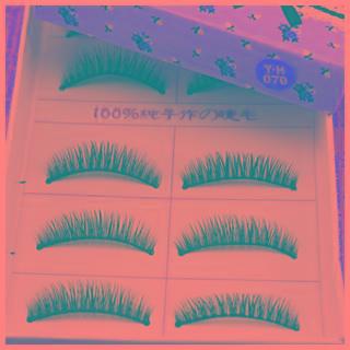 False Eyelashes ( 5 Pairs) Yh070 - One Size
