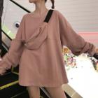 Set: Plain Sweatshirt + Sling Bag