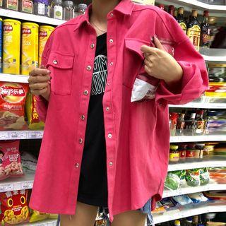 Denim Jacket Rose Pink - One Size
