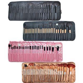 Set Of 24: Makeup Brush Nk - 24 Pcs - Lettering - Gold - One Size