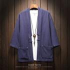 3/4-sleeve Frog-button Jacket