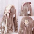 Lace Bow Headband / Hair Clip