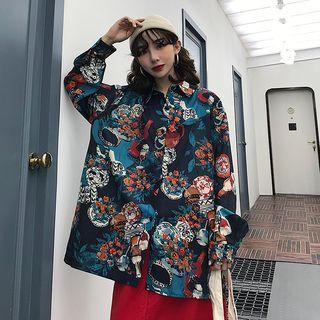Printed Shirt Blue - One Size
