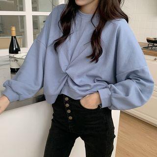 Twist-front Sweatshirt