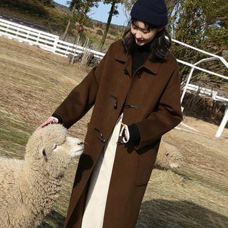 Toggle Long-sleeve Long Coat
