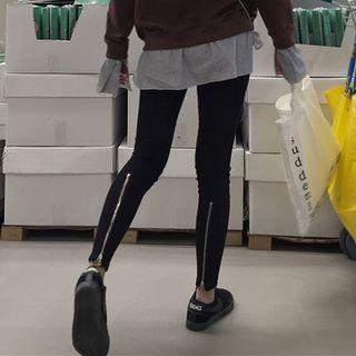 Zip Accent Leggings