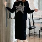 Set: Star Graphic Hoodie + Skirt