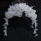 Artificial Flower Wedding Headband White - One Size