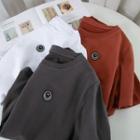 Round-neck Smiley Face Short-sleeve T-shirt